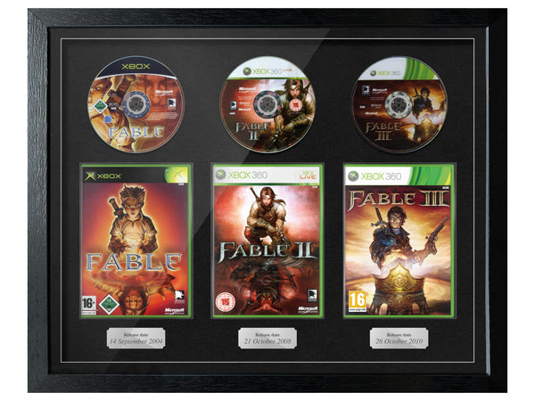 The Fable Trilogy (Xbox/Xbox 360) Exhibition Range Framed Games