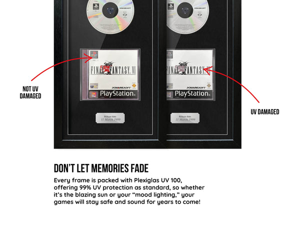 Final Fantasy VI (PS1) Exhibition Range Framed Game