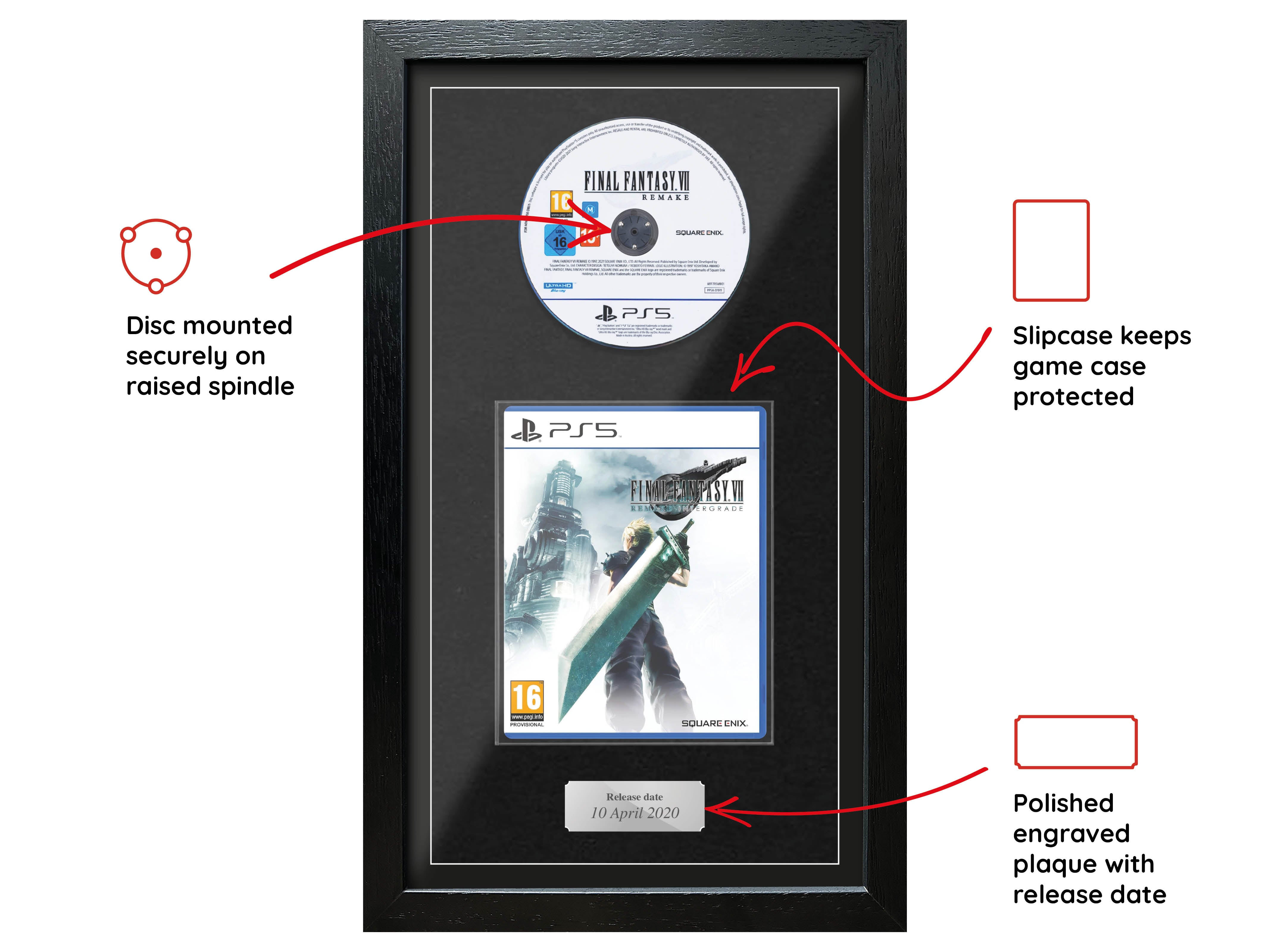 Final Fantasy VII Remake Intergrade (PS5) Exhibition Range Framed Game