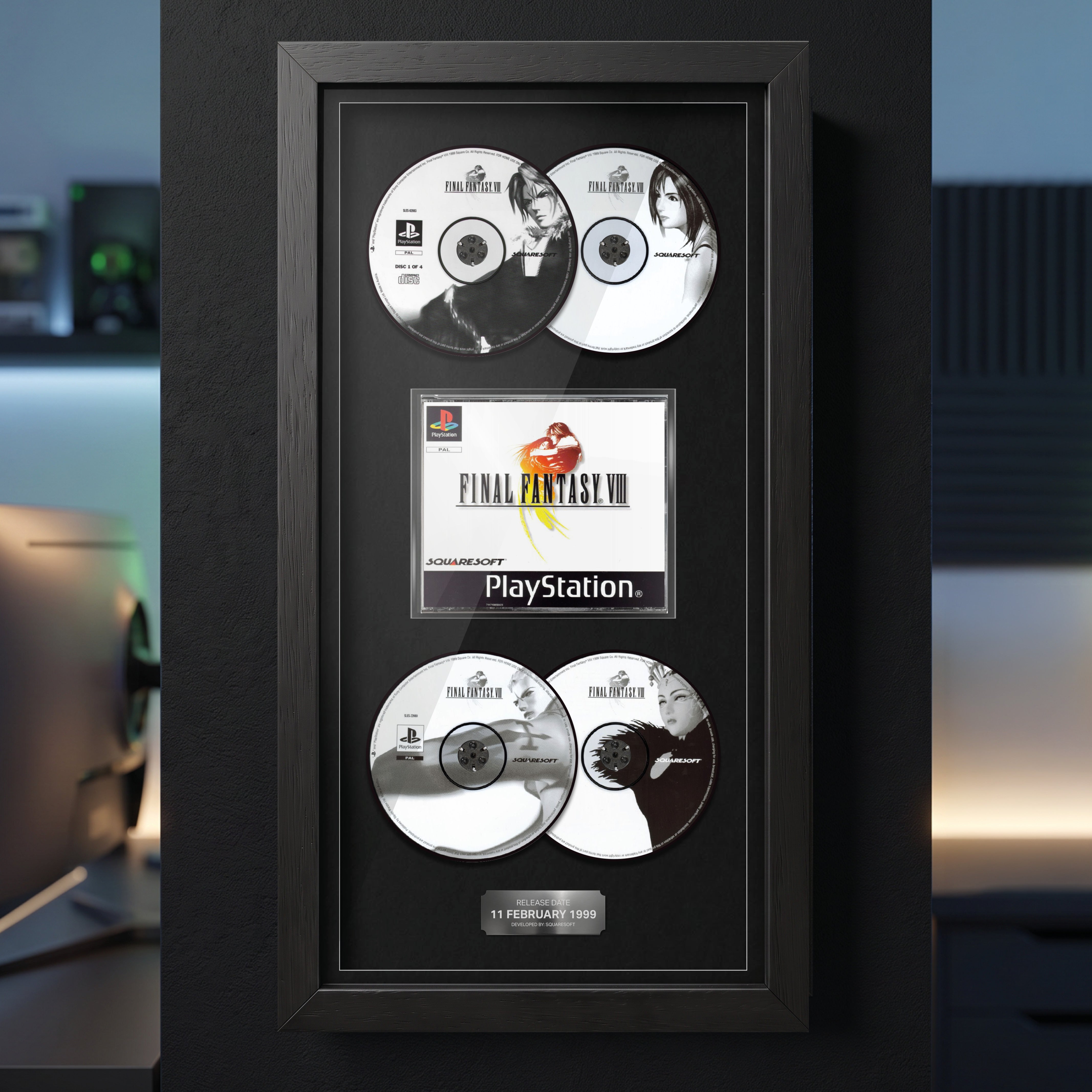 Final Fantasy VIII (PS1) Exhibition Range Framed Game