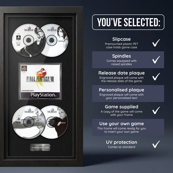 Final Fantasy VIII (PS1) Exhibition Range Framed Game