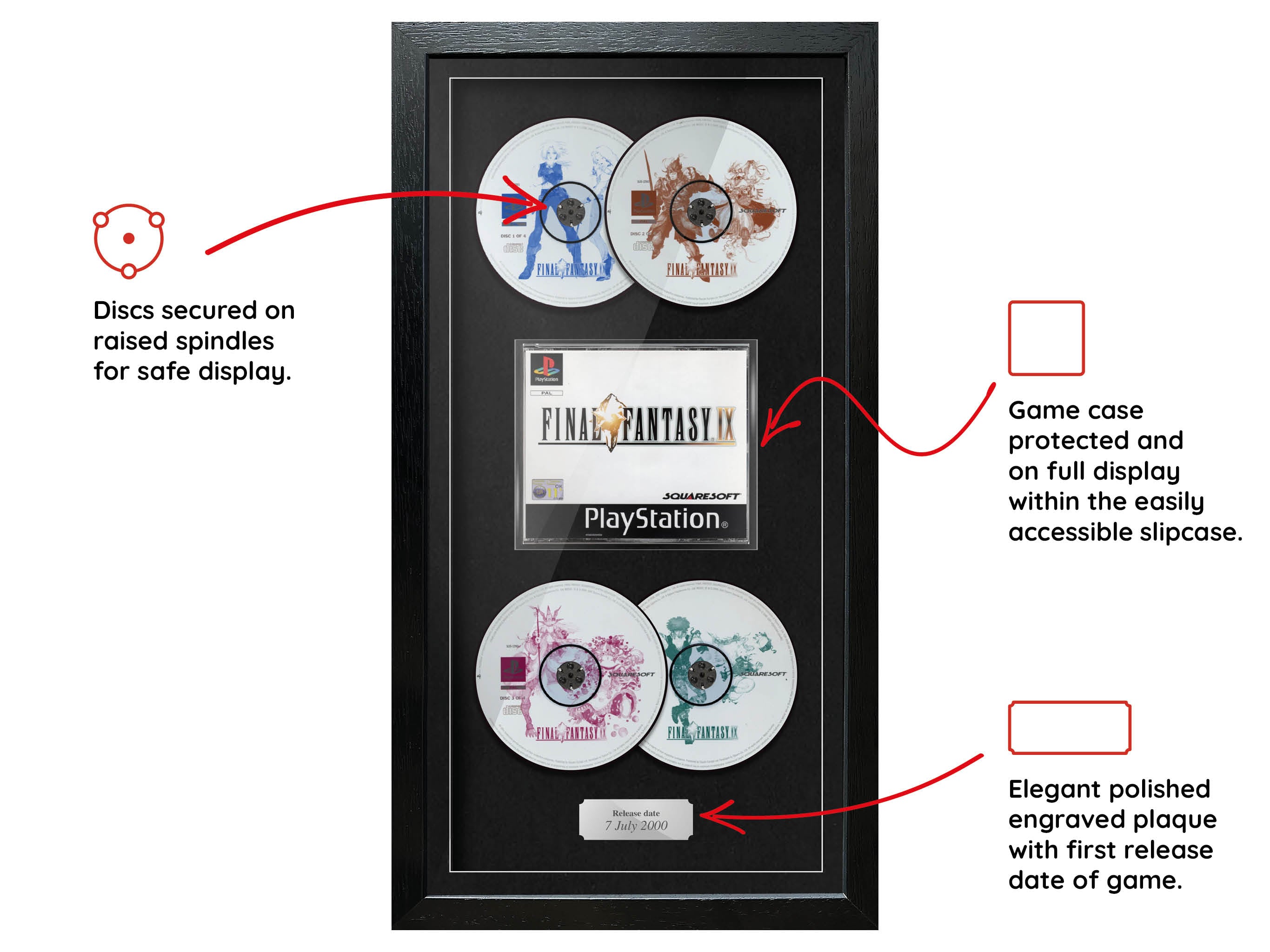 Final Fantasy IX (PS1) Exhibition Range Framed Game