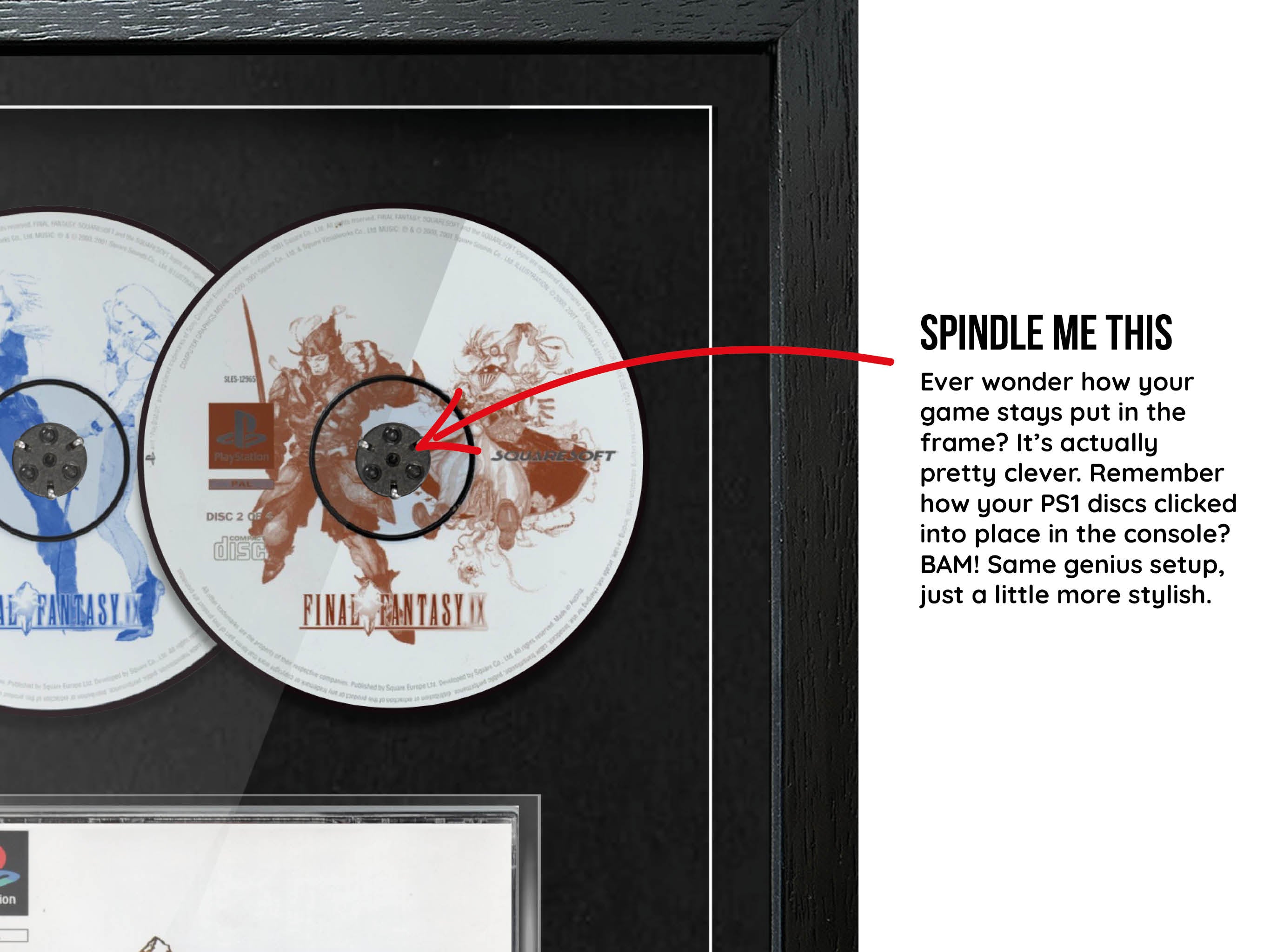 Final Fantasy IX (PS1) Exhibition Range Framed Game