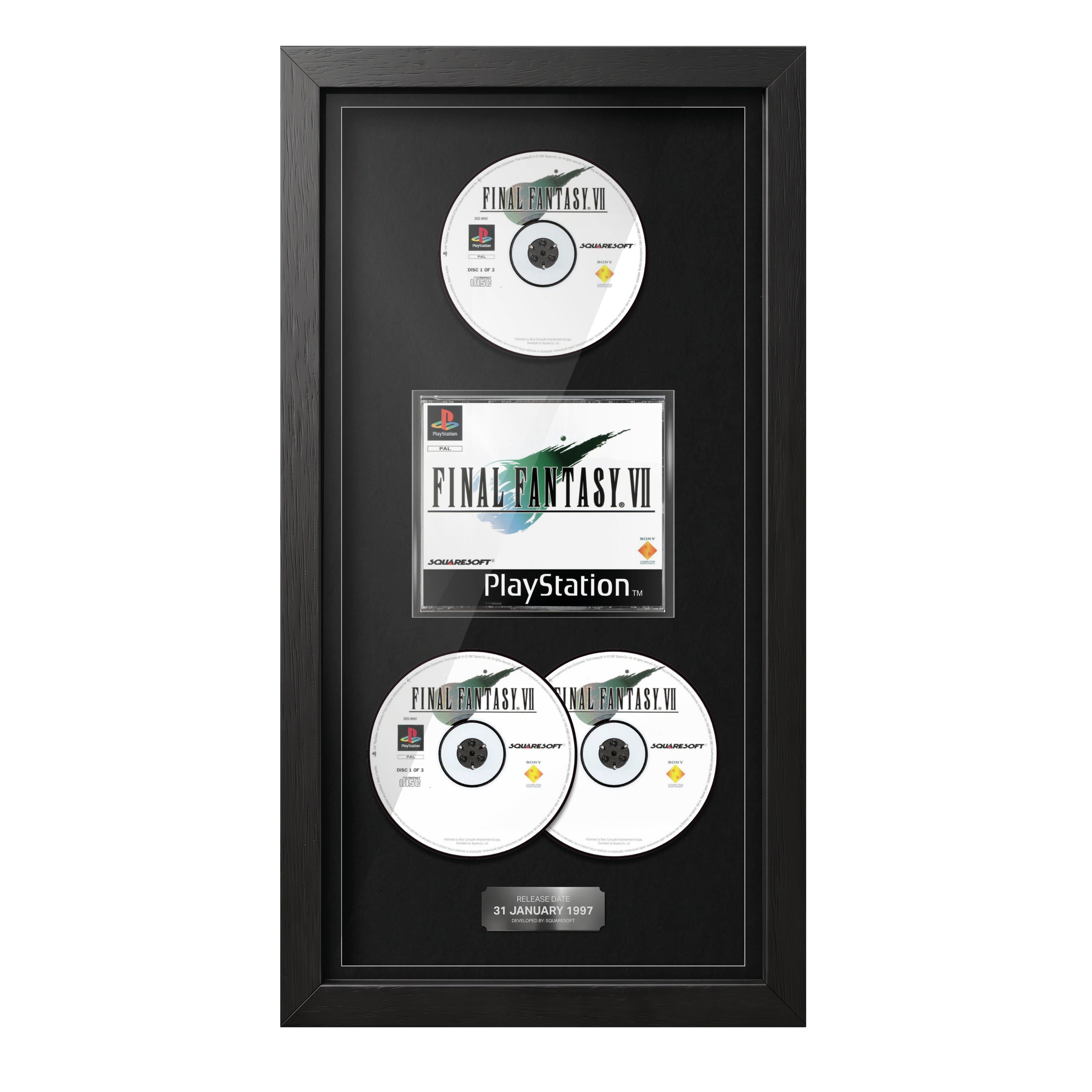 Final Fantasy VII (PS1) Exhibition Range Framed Game