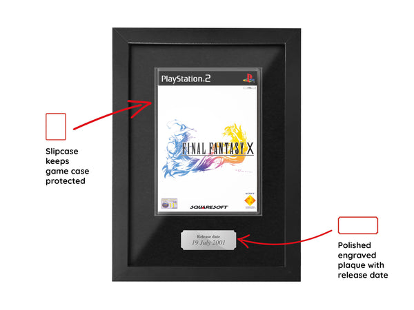 Final Fantasy X (PS2) Display Case Range Framed Game