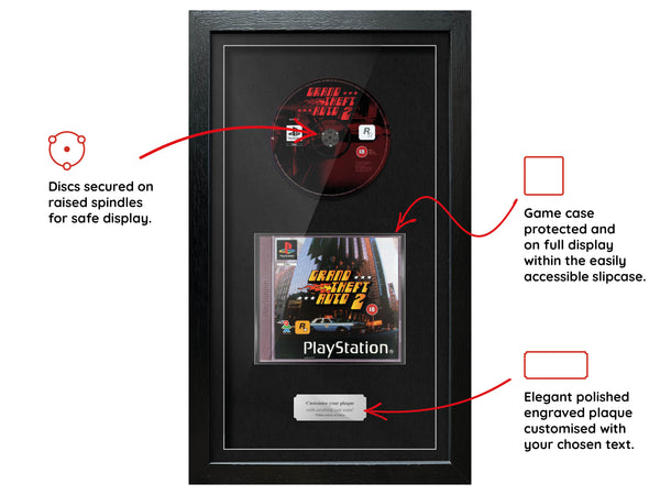 Grand Theft Auto 2 (PS1) Exhibition Range Framed Game