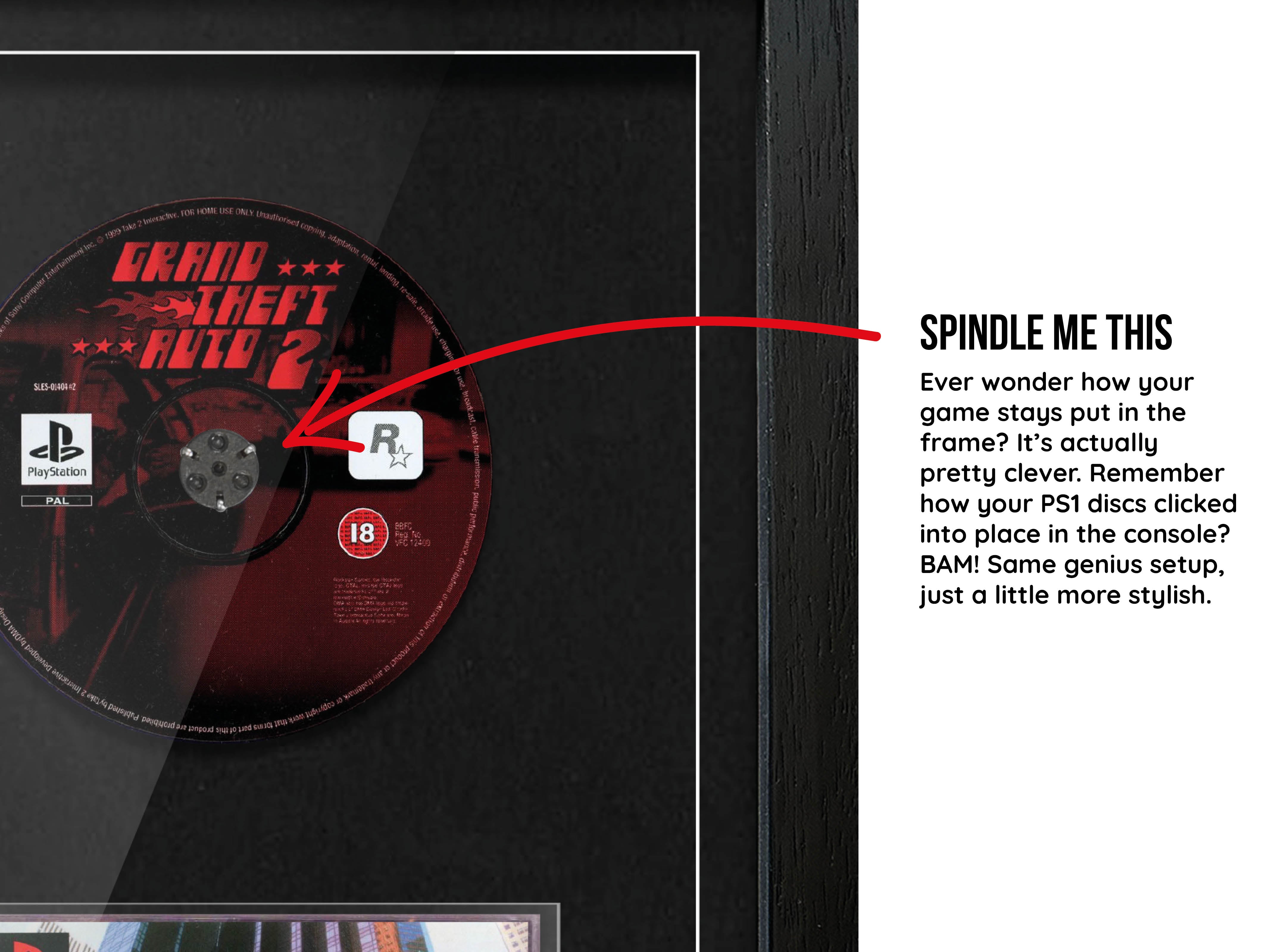 Grand Theft Auto 2 (PS1) Exhibition Range Framed Game