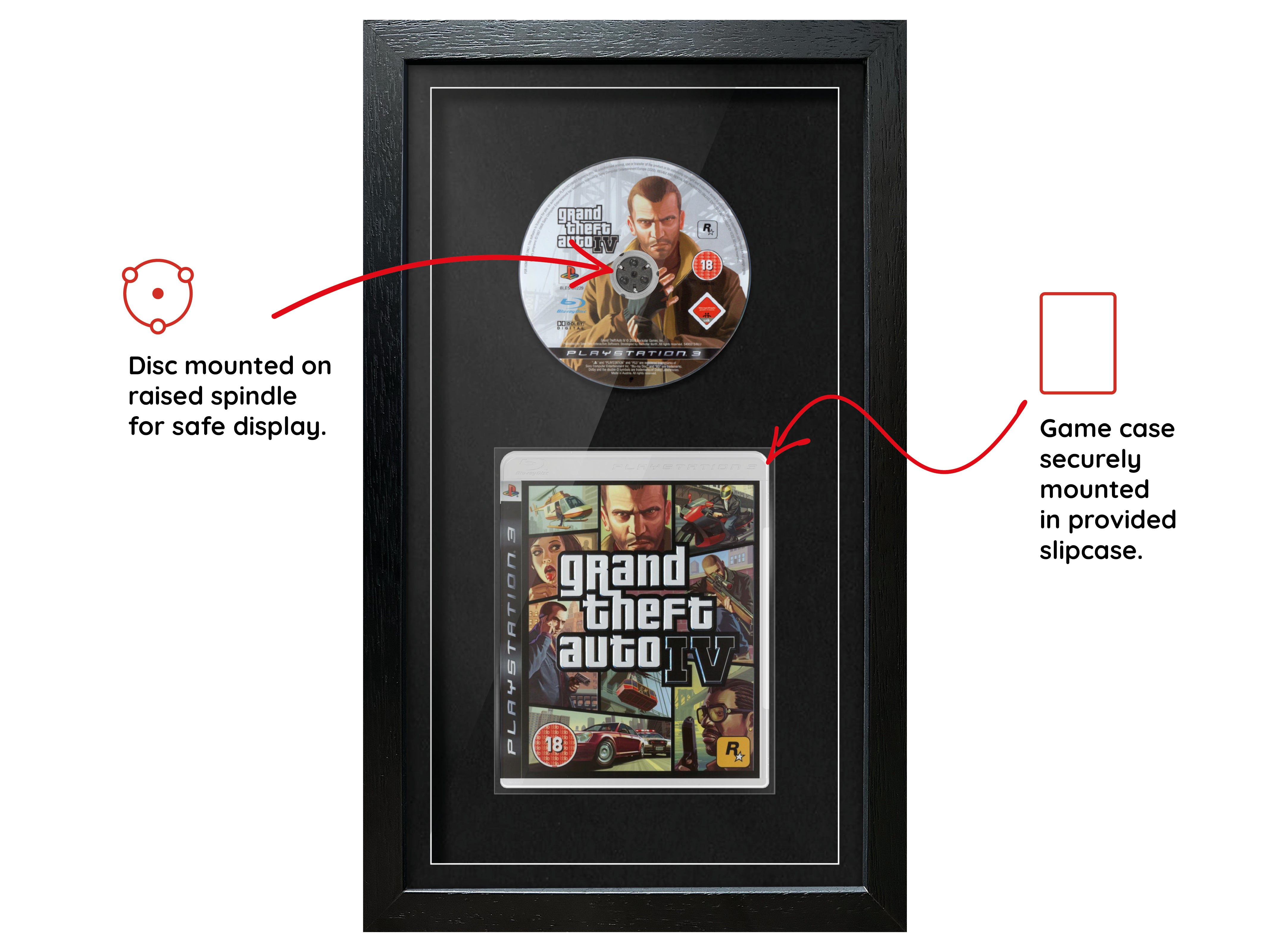 Grand Theft Auto IV (PS3) Exhibition Range Framed Game