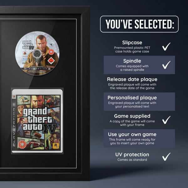 Grand Theft Auto IV (PS3) Exhibition Range Framed Game