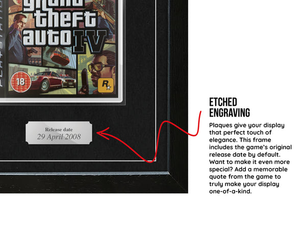 Grand Theft Auto IV (PS3) Exhibition Range Framed Game