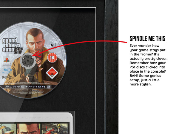 Grand Theft Auto IV (PS3) Exhibition Range Framed Game