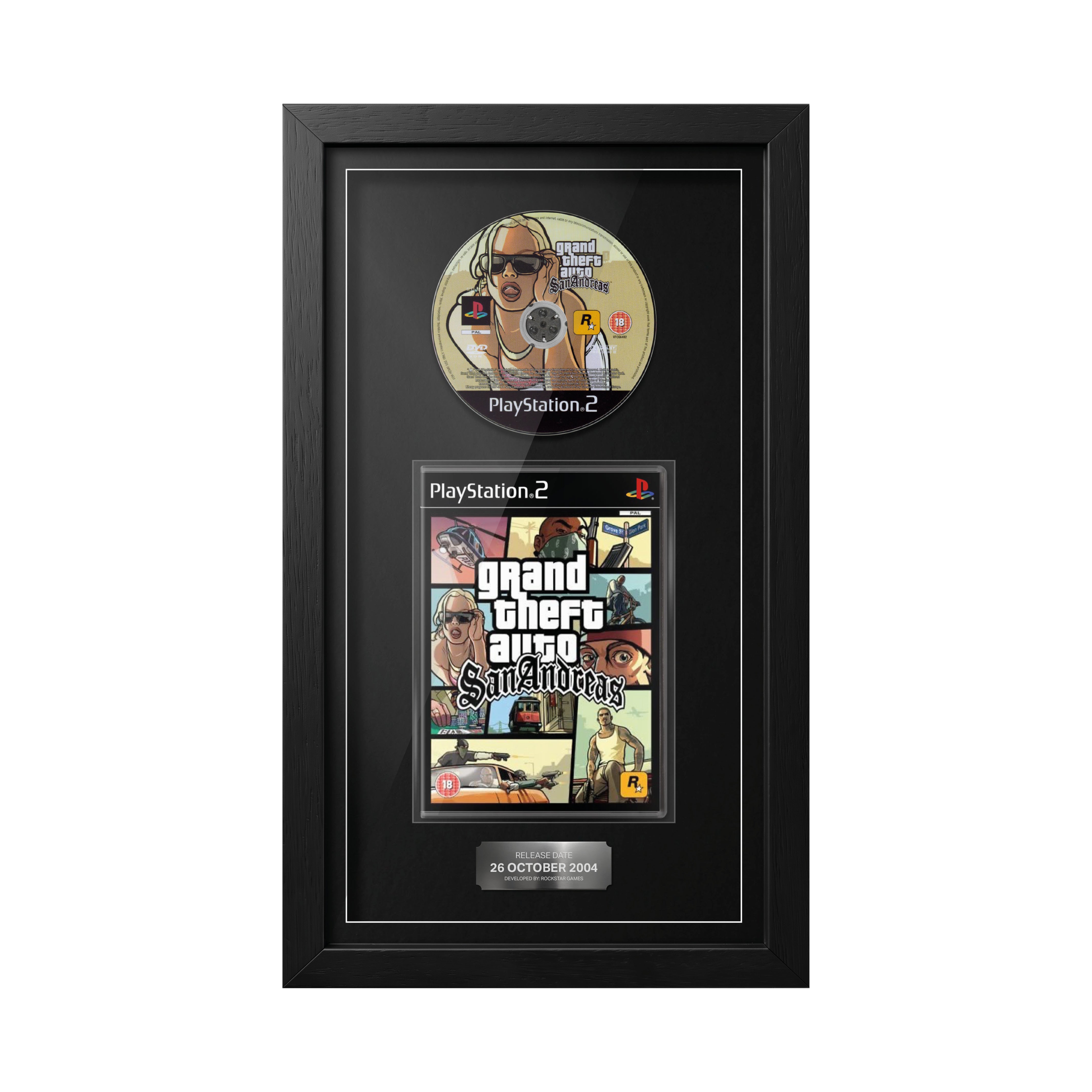 Grand Theft Auto: San Andreas (PS2) Exhibition Range Framed Game