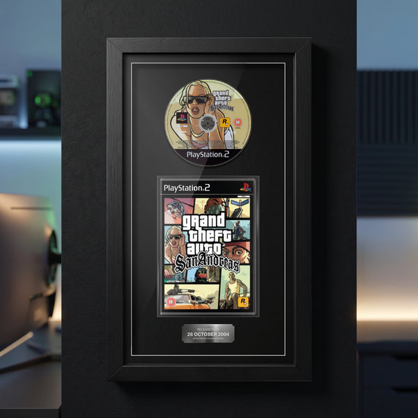 Grand Theft Auto: San Andreas (PS2) Exhibition Range Framed Game