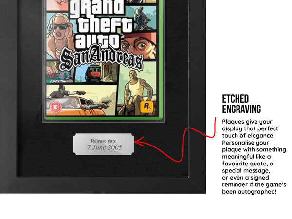 Grand Theft Auto: San Andreas (Xbox OG) Framed Game