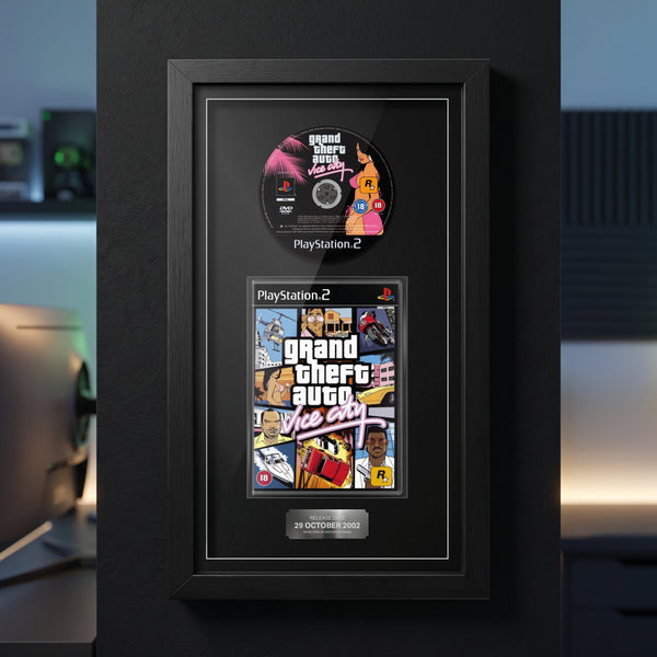 Grand Theft Auto: Vice City (PS2) Exhibition Range Framed Game