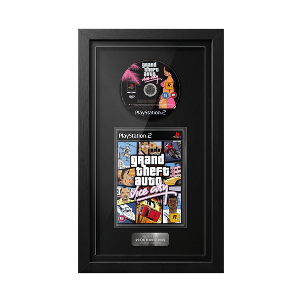 Grand Theft Auto: Vice City (PS2) Exhibition Range Framed Game
