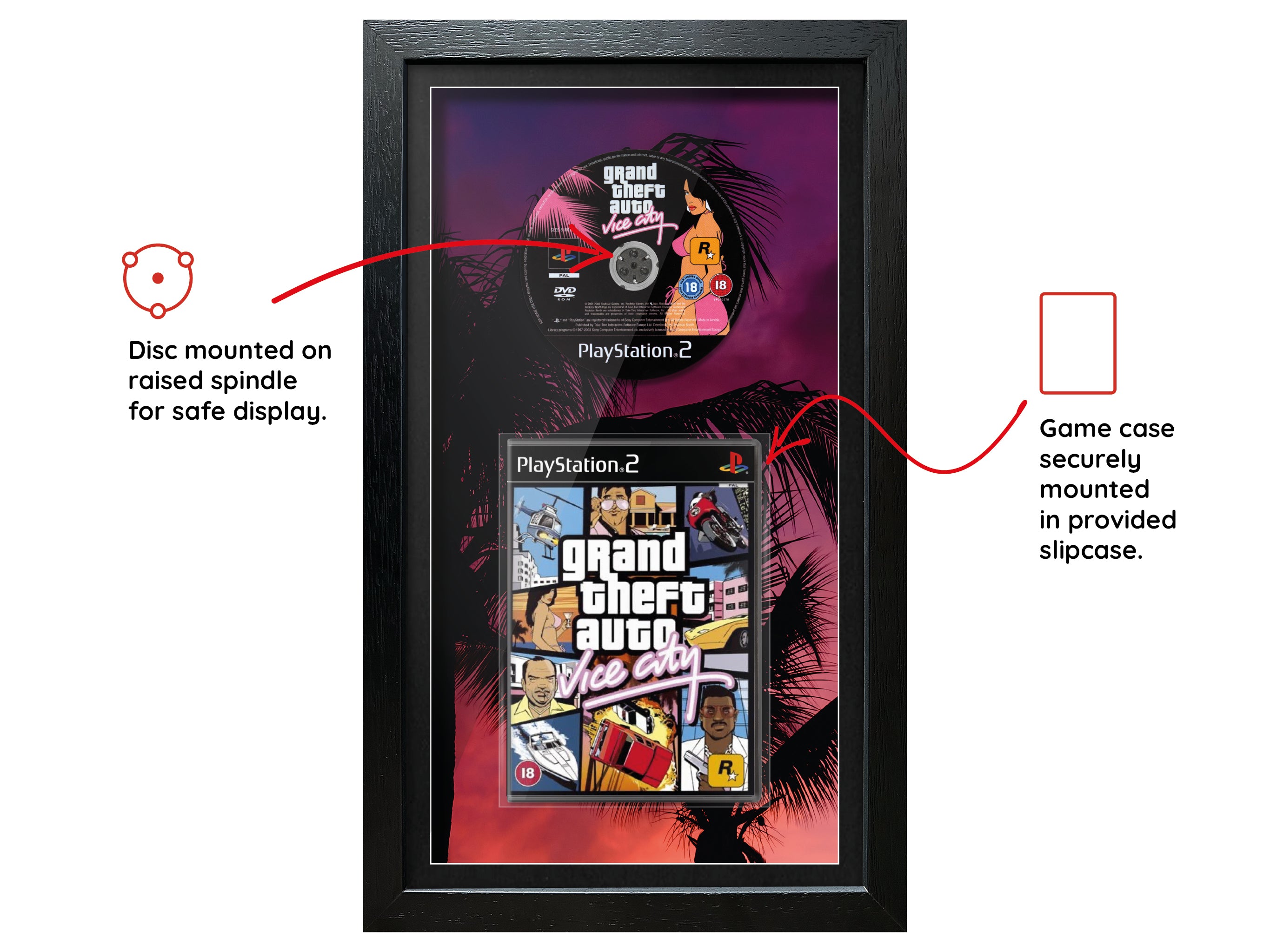 Grand Theft Auto: Vice City (PS2) Inspired By Exhibition Range Framed Game