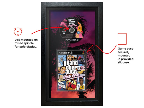 Grand Theft Auto: Vice City (PS2) Inspired By Exhibition Range Framed Game