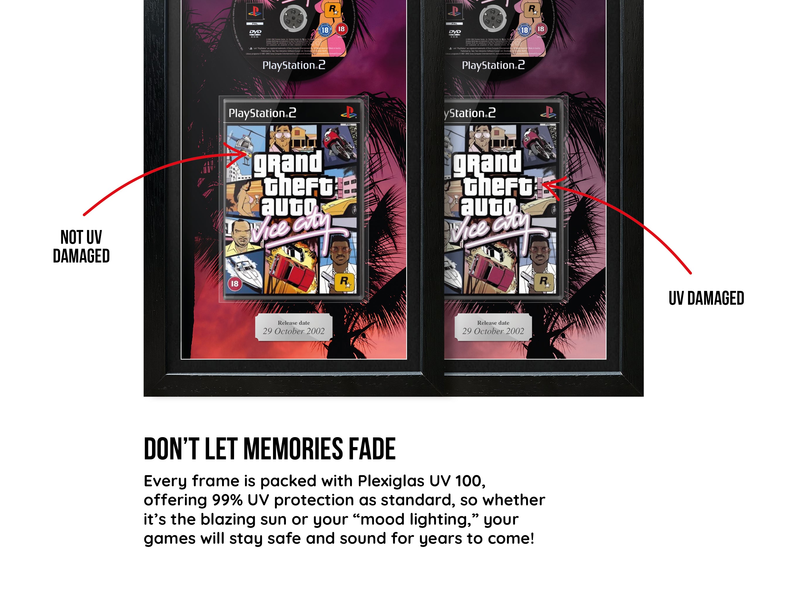 Grand Theft Auto: Vice City (PS2) Inspired By Exhibition Range Framed Game