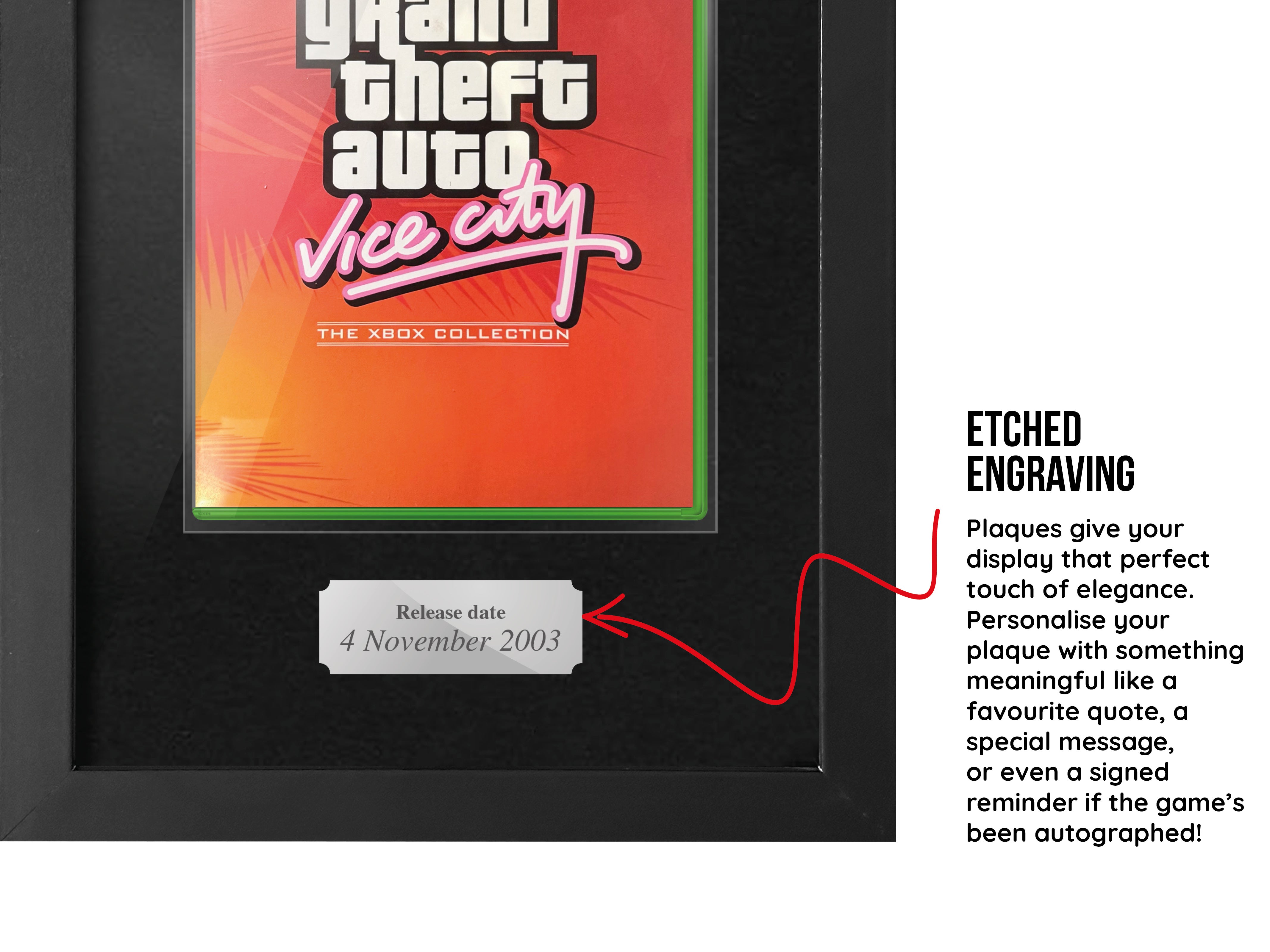 Grand Theft Auto: Vice City (Xbox OG) Framed Game