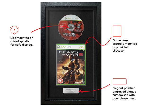 Gears of War 2 (Xbox 360) Exhibition Range Framed Game