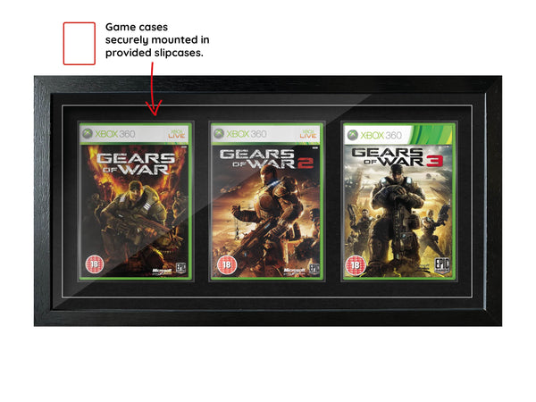 The Gears of War Trilogy (Xbox) Exhibition Range Framed Games