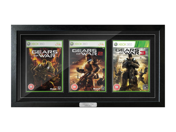 The Gears of War Trilogy (Xbox) Exhibition Range Framed Games