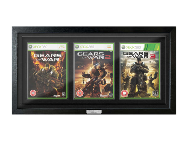 Gears of War (Xbox 360) Trilogy Case Range Framed Games