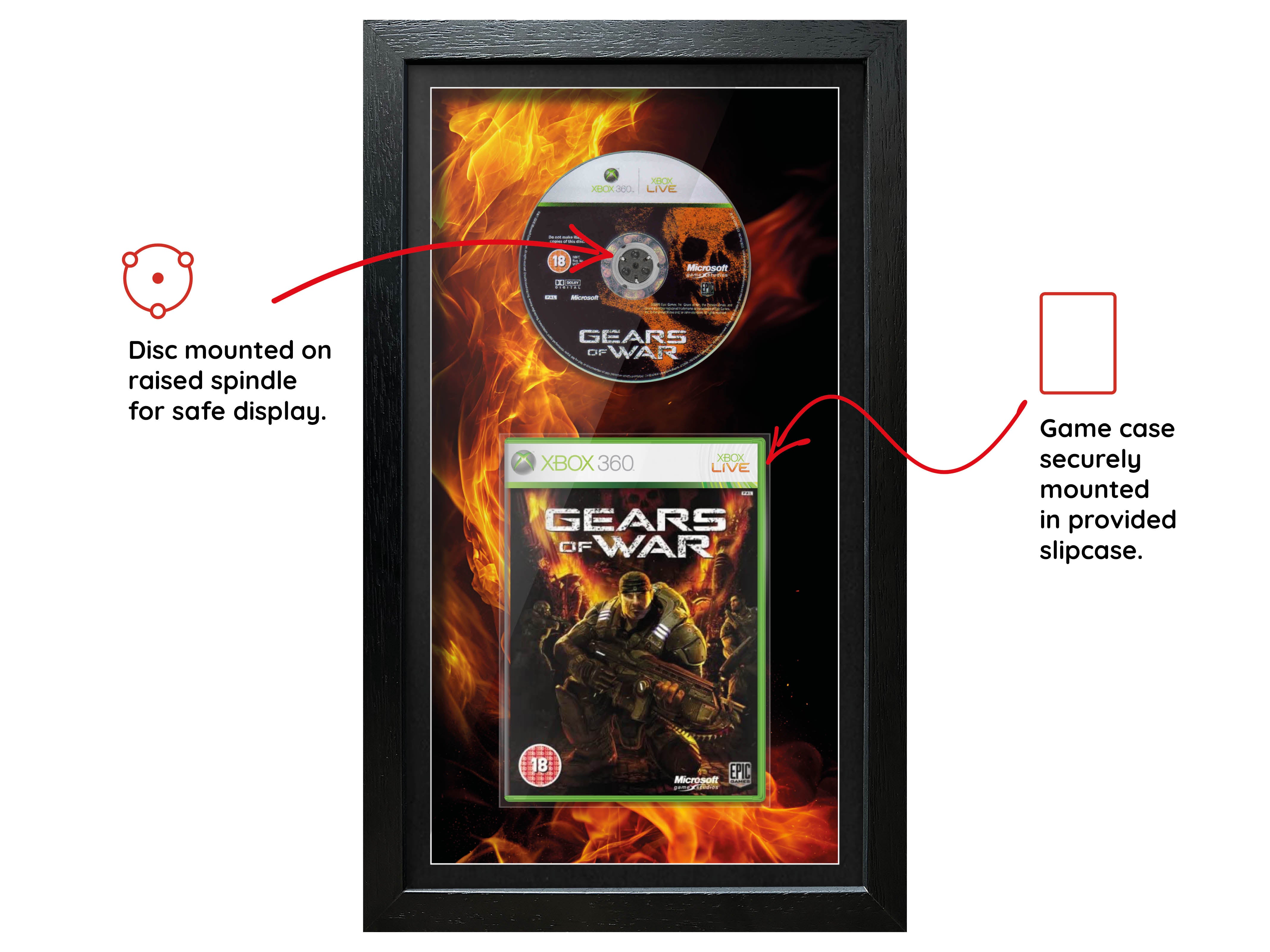 Gears of War (Xbox 360) Inspired By Exhibition Range Framed Game