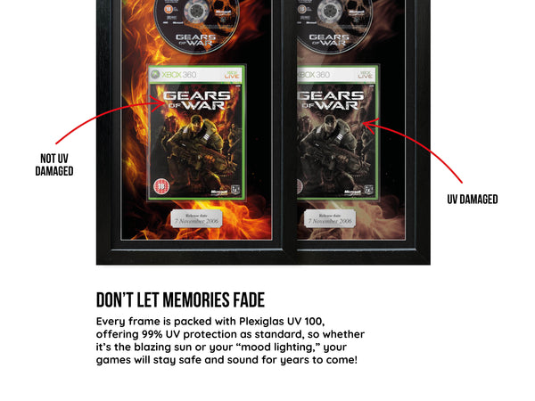 Gears of War (Xbox 360) Inspired By Exhibition Range Framed Game