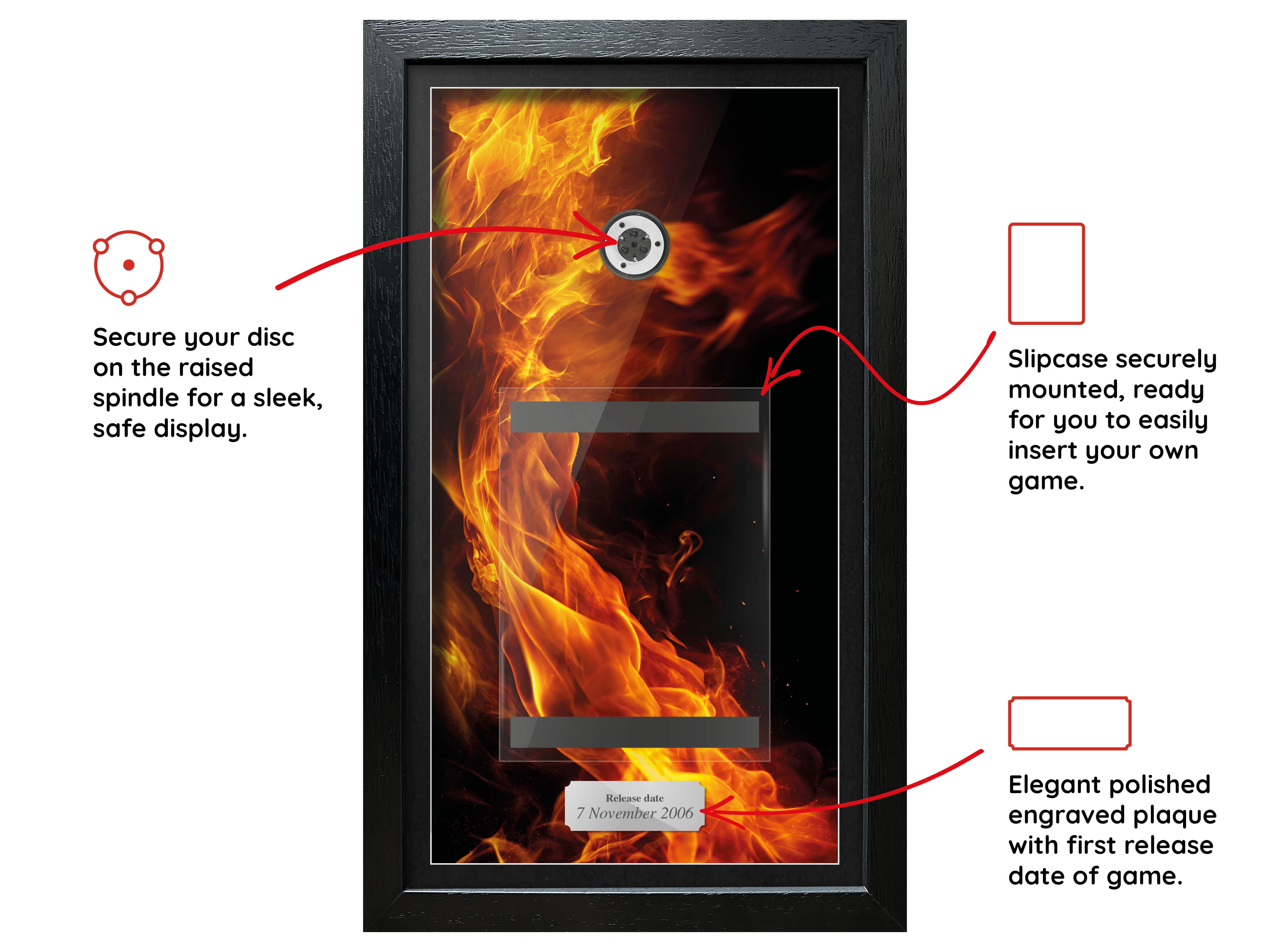 Gears of War (Xbox 360) Inspired By Exhibition Range Framed Game