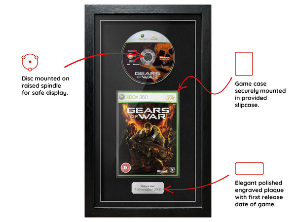 Gears of War (Xbox 360) Exhibition Range Framed Game