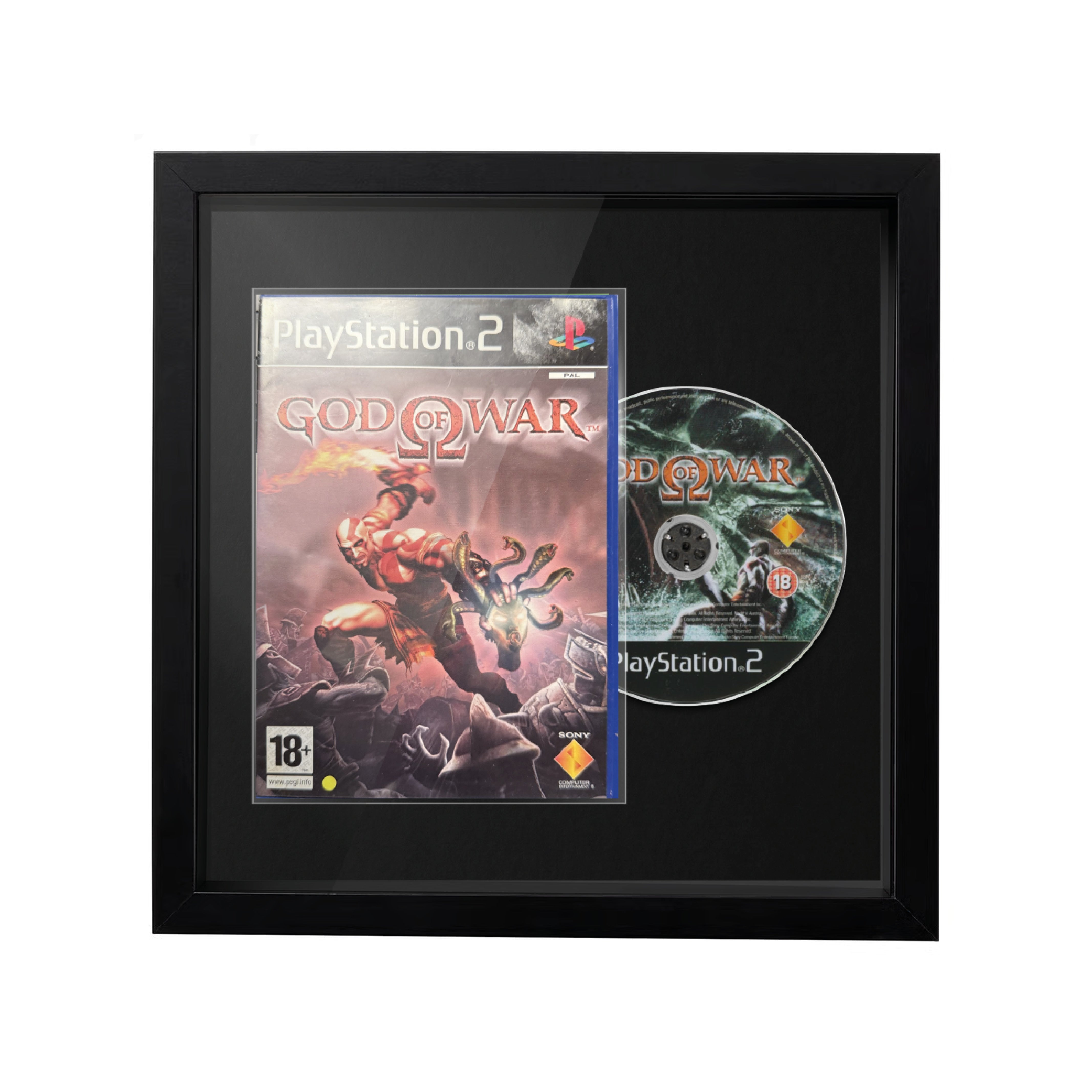 God of War (PS2) Framed Game Display
