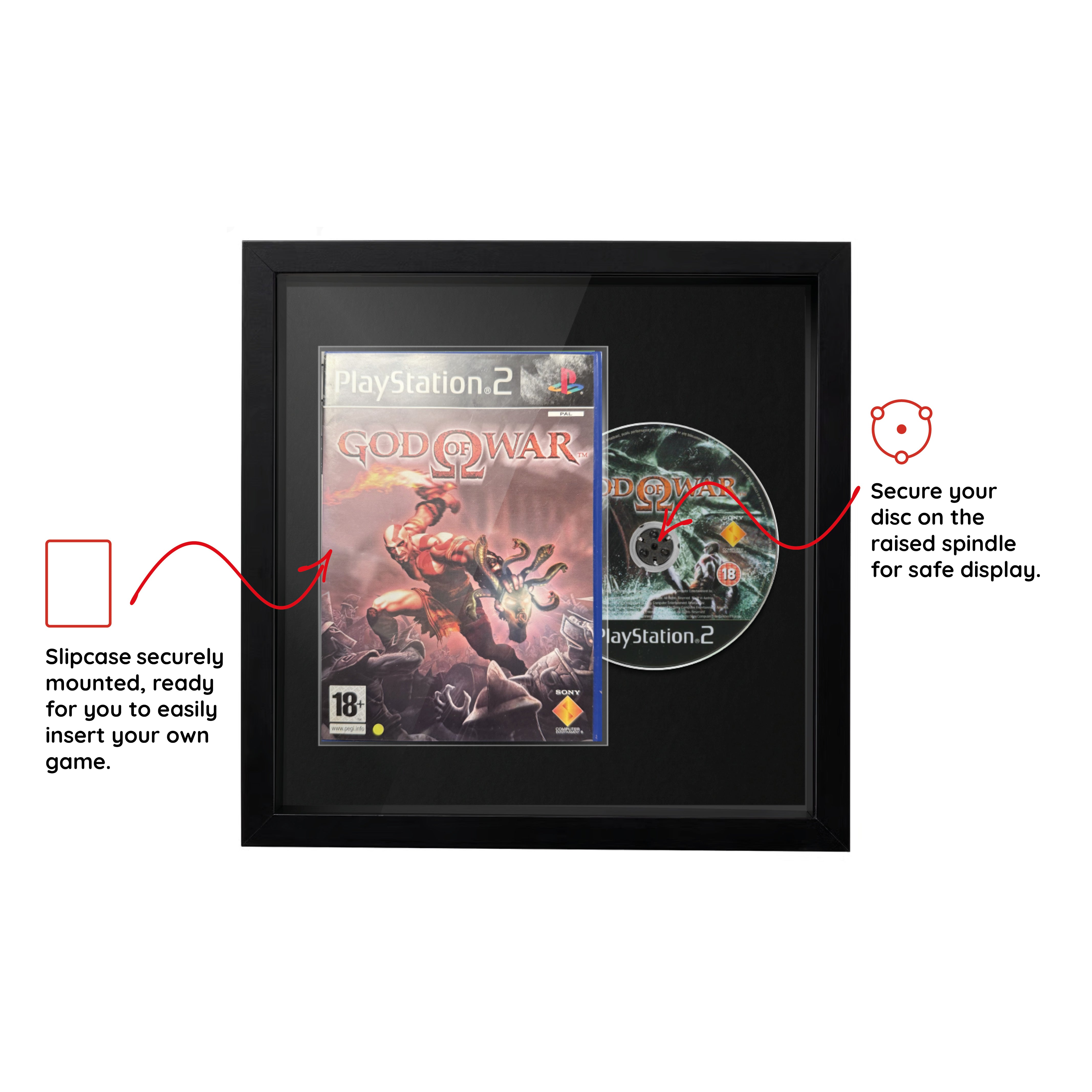 God of War (PS2) Framed Game Display