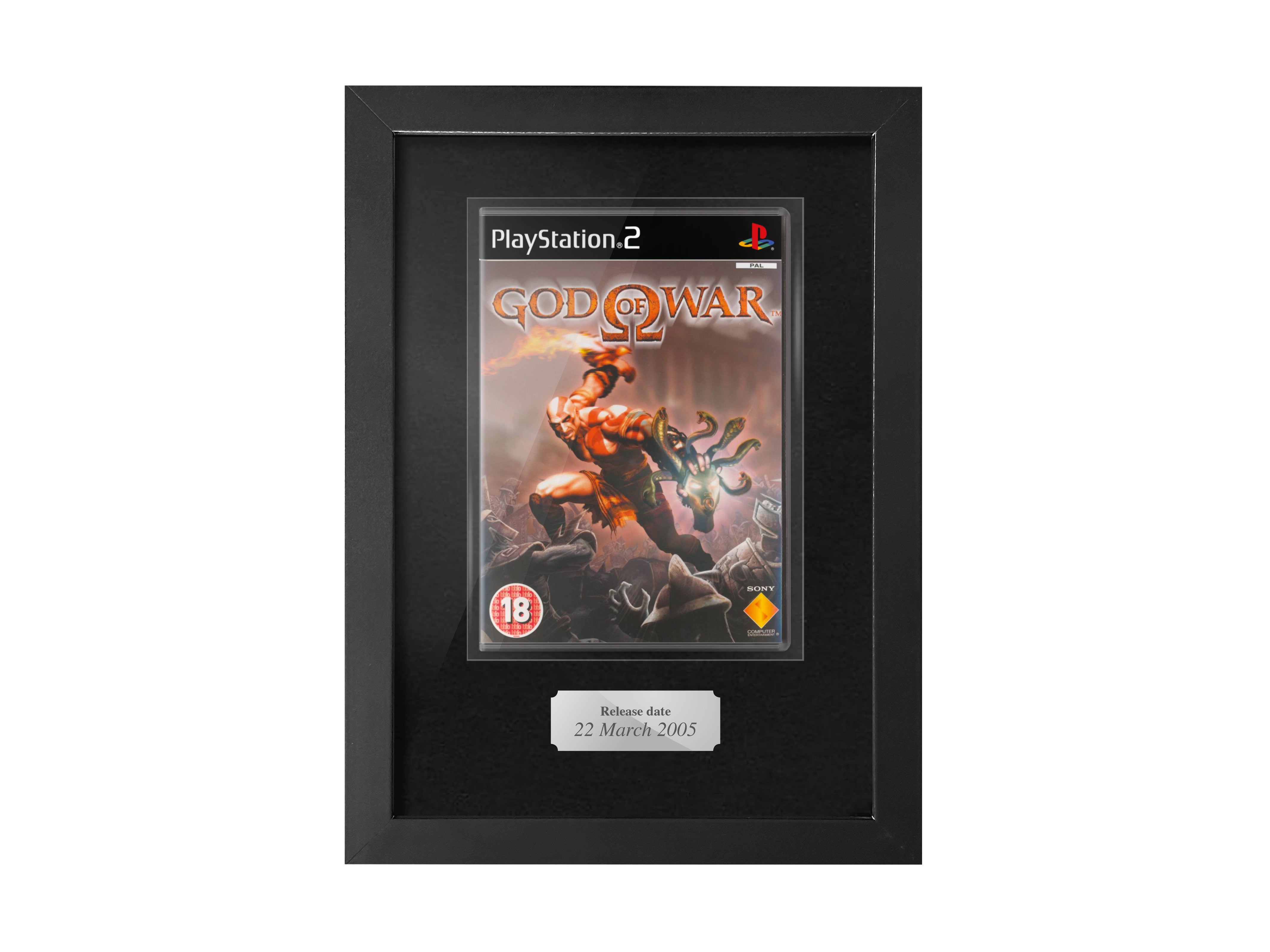God of War (PS2) Framed Game (Reprinted sleeve)