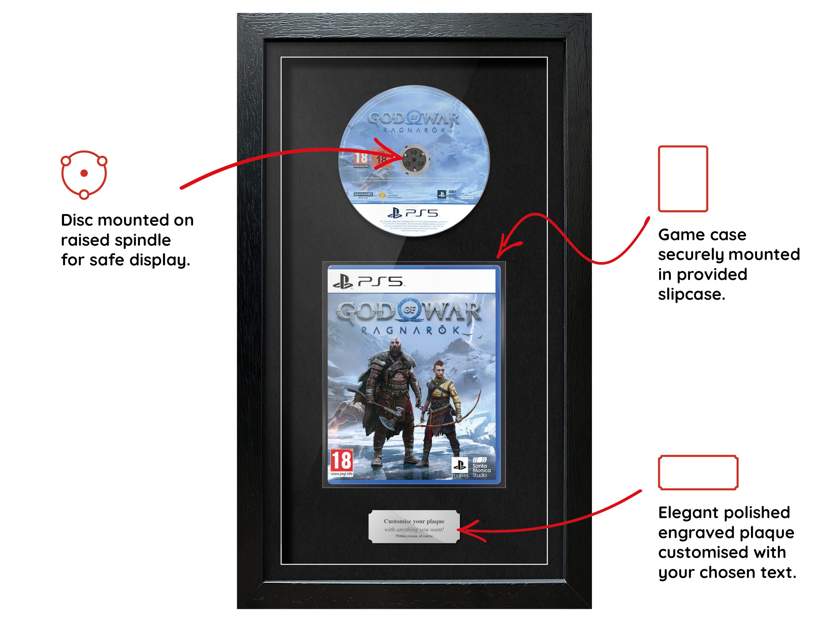 God of War: Ragnarök (PS5) Exhibition Range Framed Game