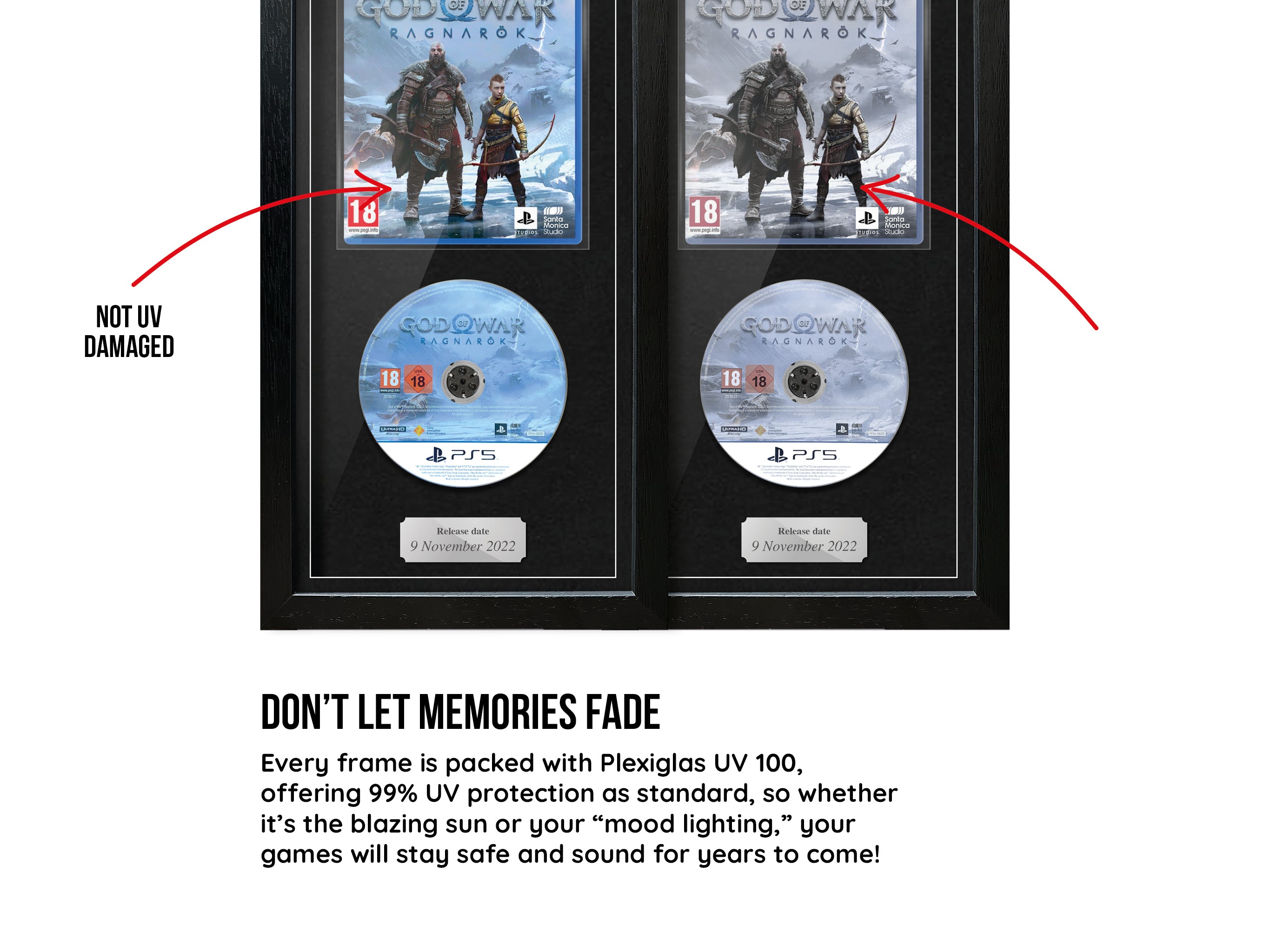 God of War: Ragnarök (PS5) Expo Pro Range Framed Game