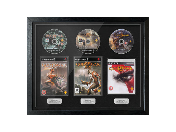 The God of War Trilogy (PS2/PS3) Exhibition Range Framed Games