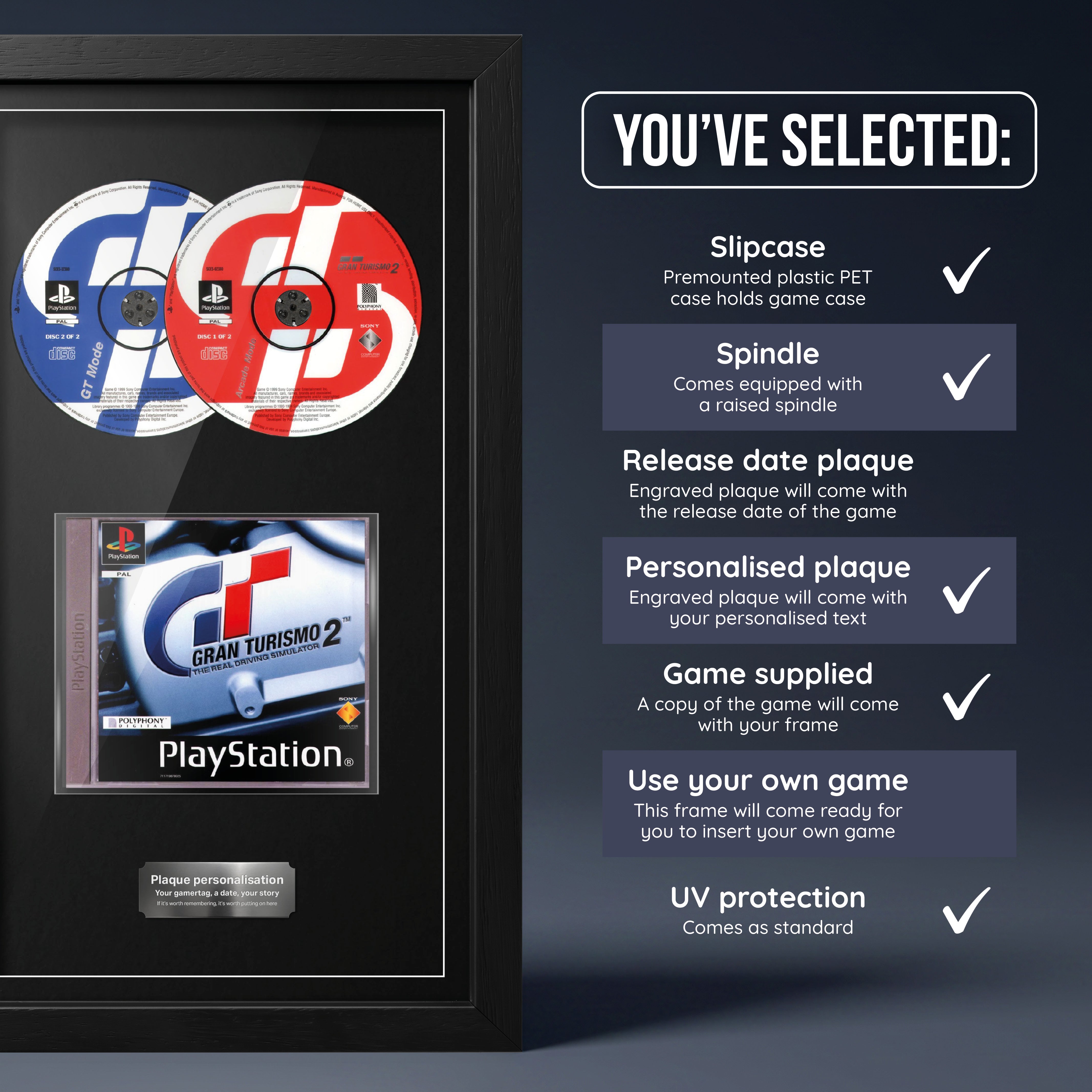 Gran Turismo 2 (PS1) Exhibition Range Framed Game