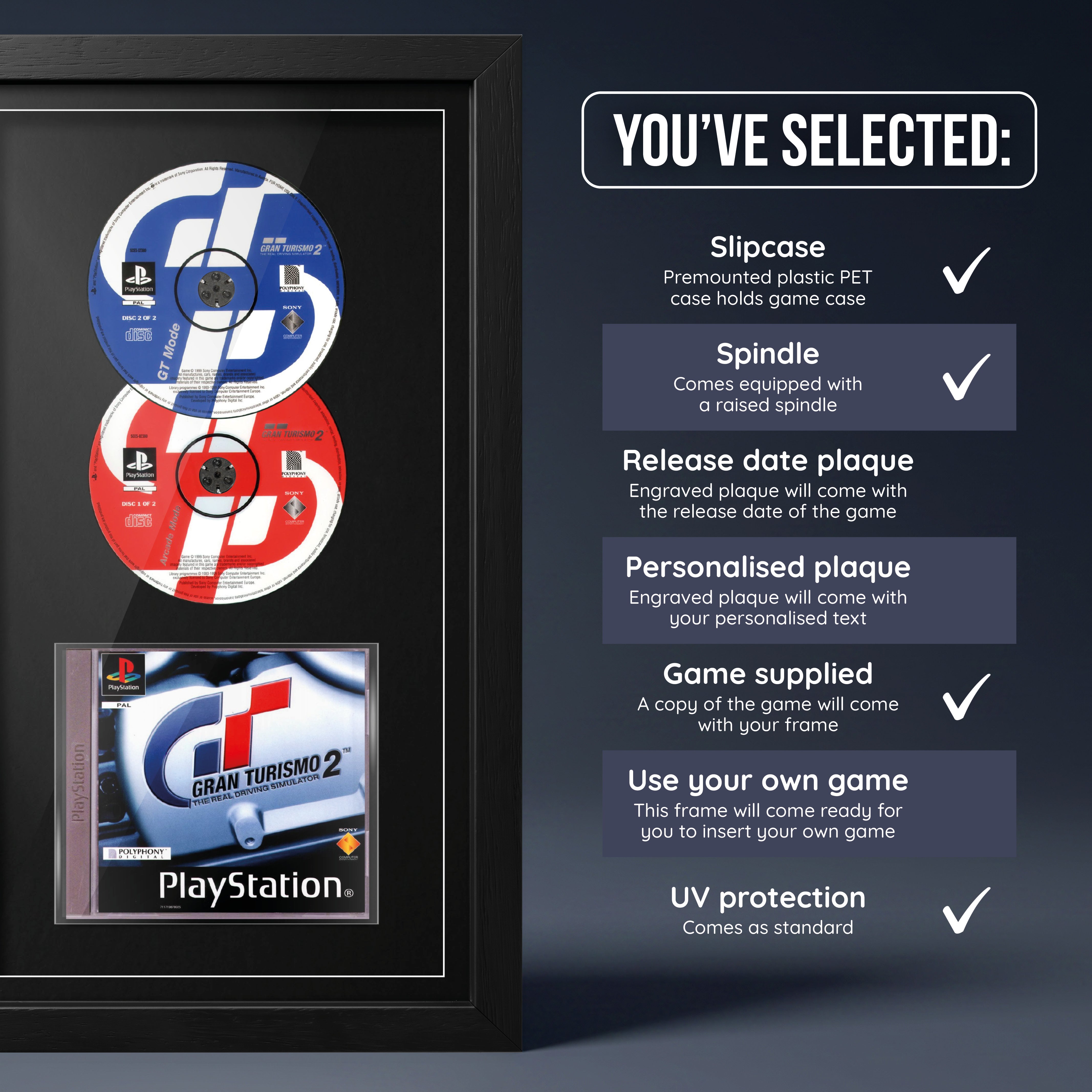 Gran Turismo 2 (PS1) Exhibition Range Framed Game