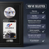 Gran Turismo 4 PS2 frame with game supplied and a personalised plaque