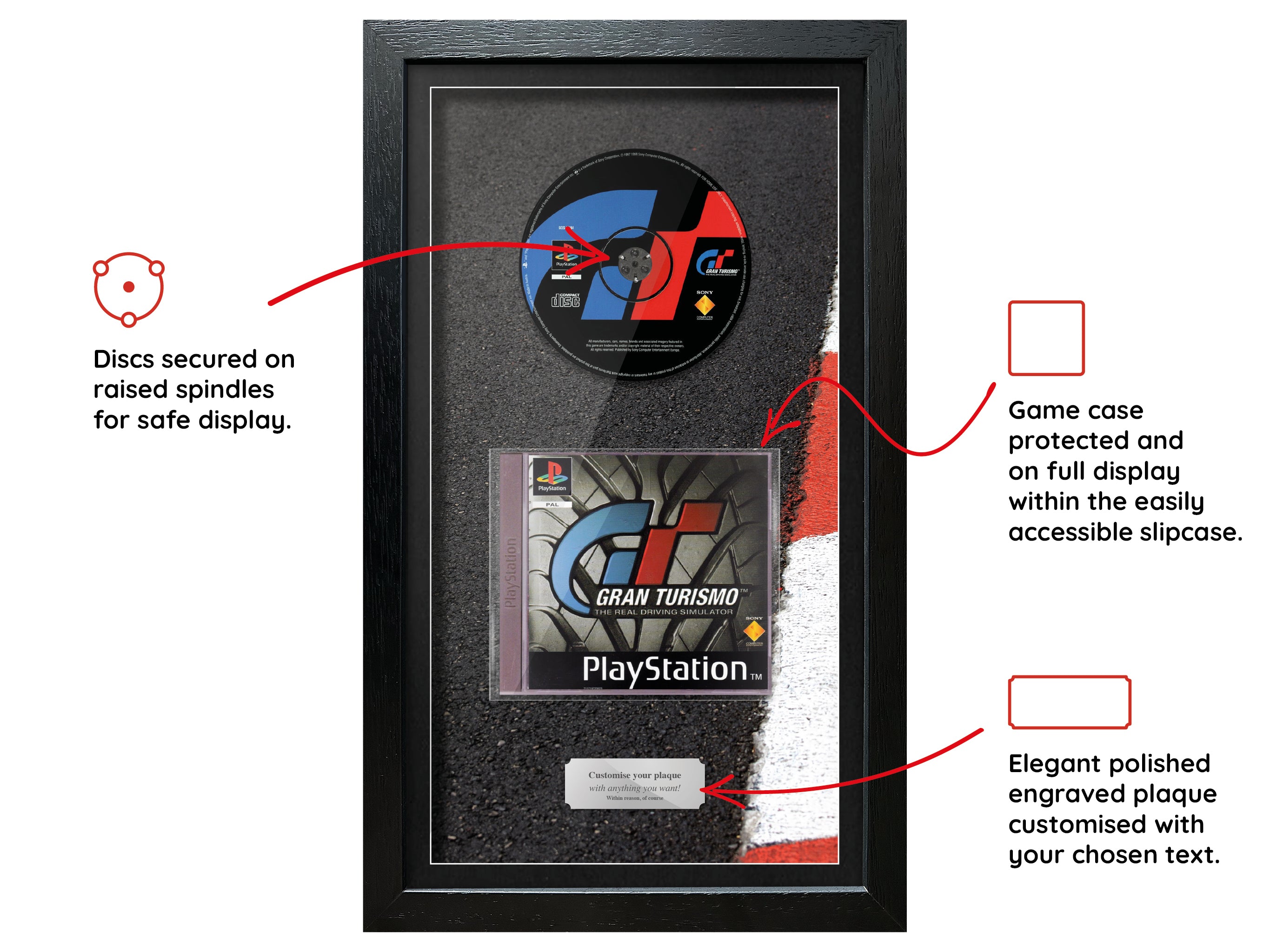 Gran Turismo (PS1) Inspired By Exhibition Range Framed Game