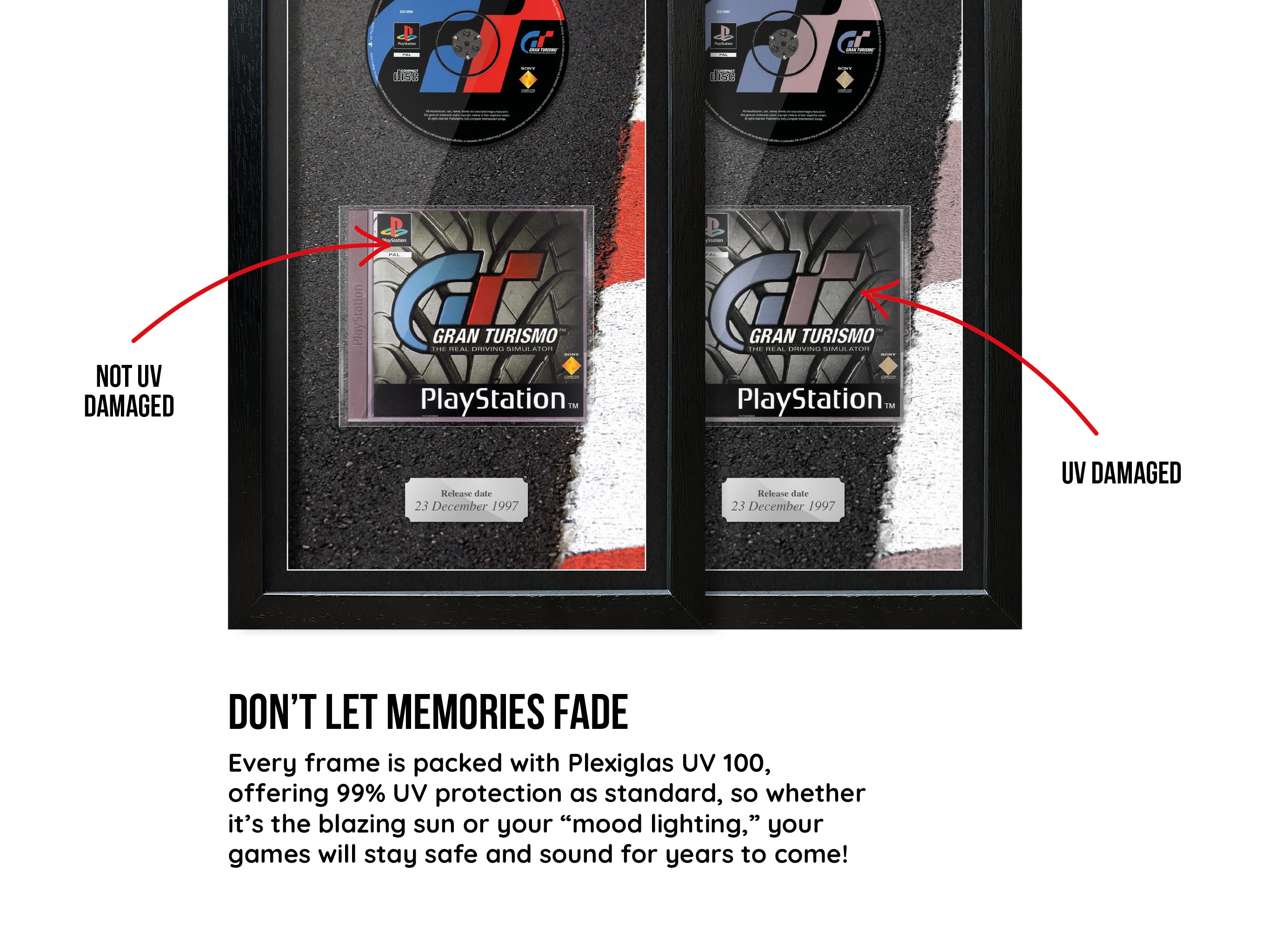 Gran Turismo (PS1) Inspired By Exhibition Range Framed Game