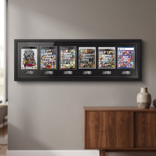 Grand Theft Auto Series (PlayStation) Hexa Range Framed Game