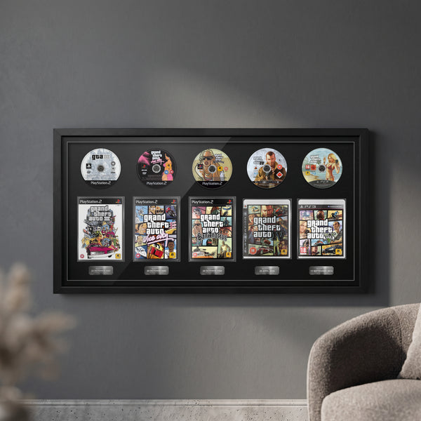 The Grand Theft Auto Series (PlayStation) Penta Framed Games