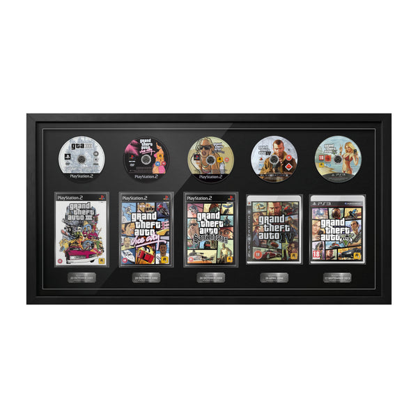 The Grand Theft Auto Series (PlayStation) Penta Framed Games