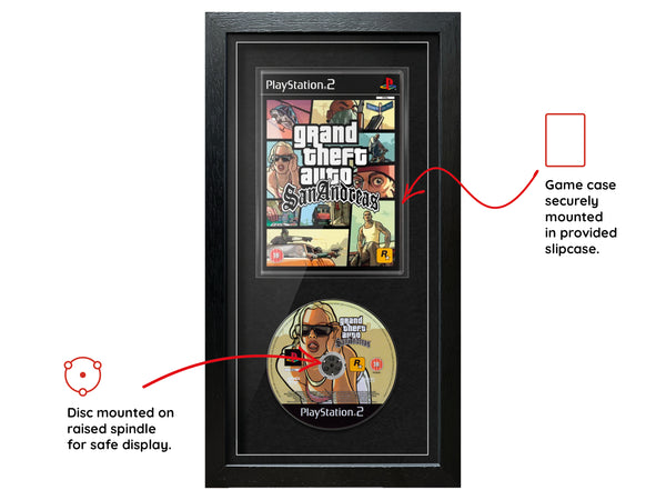 Grand Theft Auto: San Andreas (PS2) Expo Pro Range Framed Game