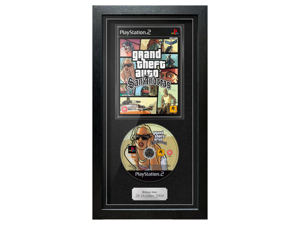 Grand Theft Auto: San Andreas (PS2) Expo Pro Range Framed Game
