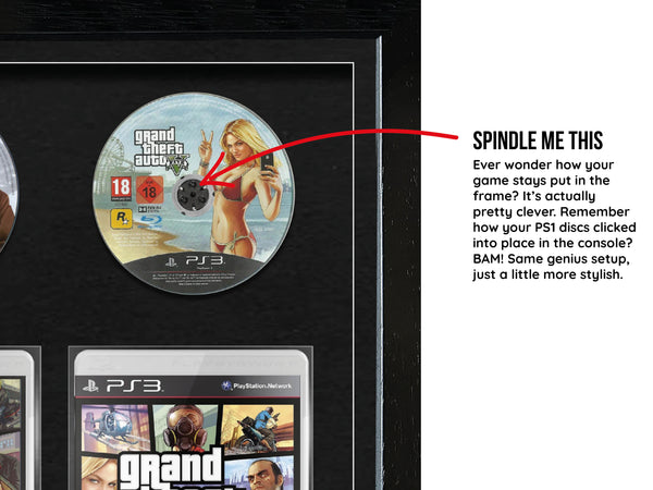 The GTA Series (PlayStation) Exhibition Range Framed Games