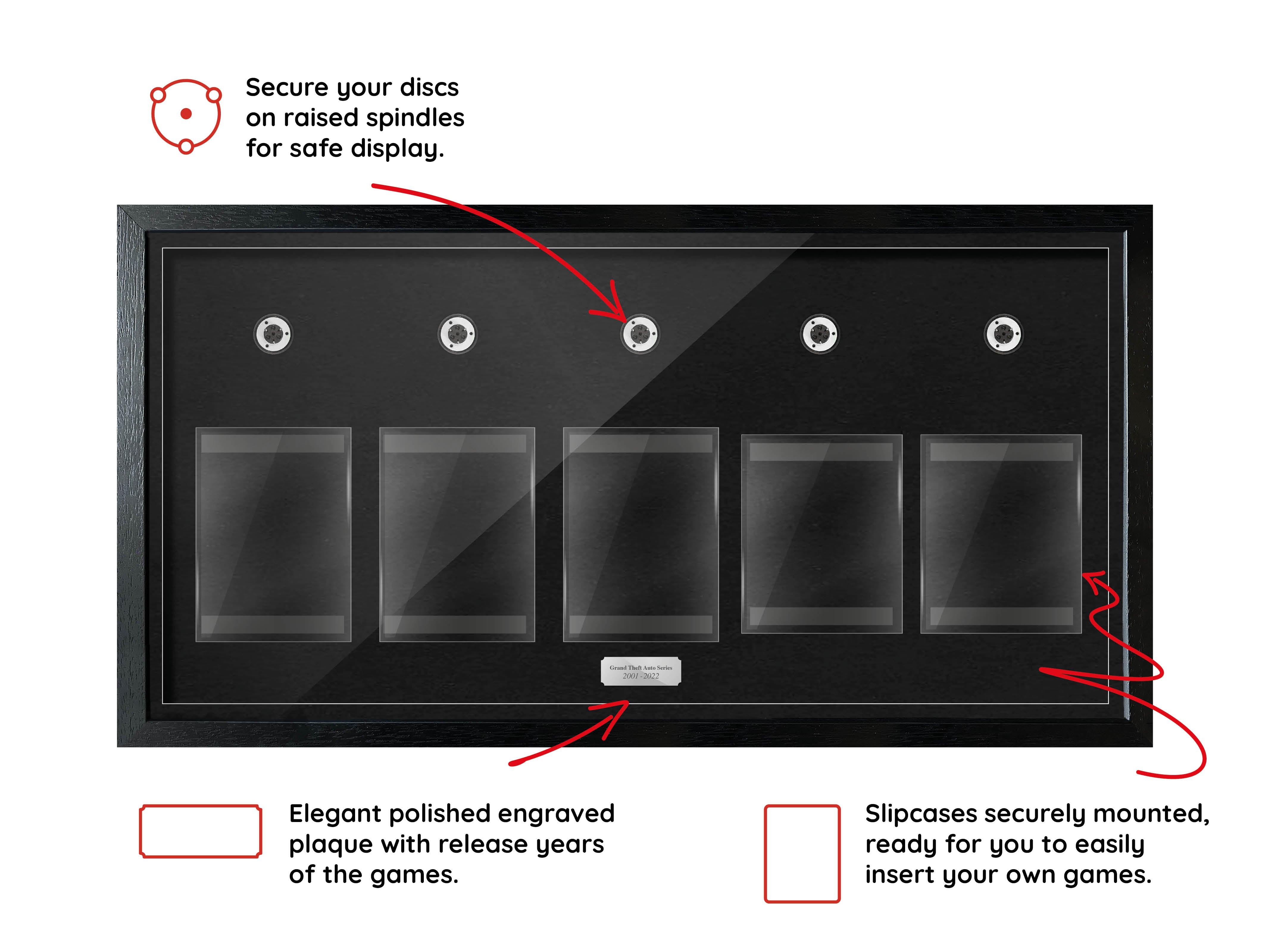 The GTA Series (PlayStation) Exhibition Range Framed Games
